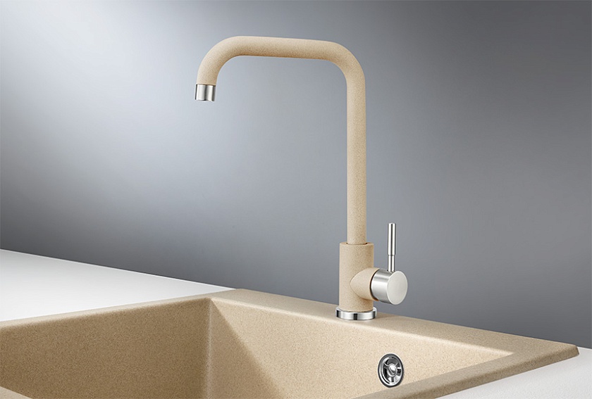 Кухонный смеситель GRANULA Standart ST-4033, ПЕСОК
