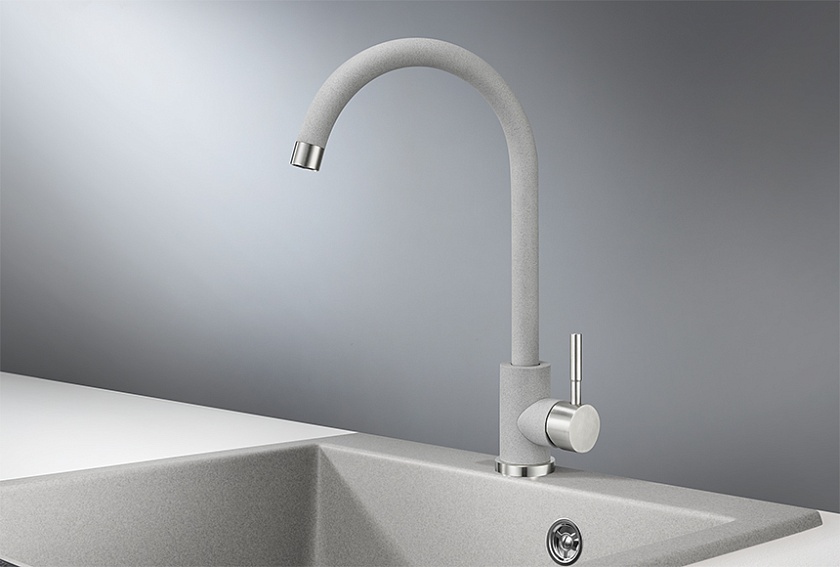 Кухонный смеситель GRANULA Standart ST-4031, БАЗАЛЬТ