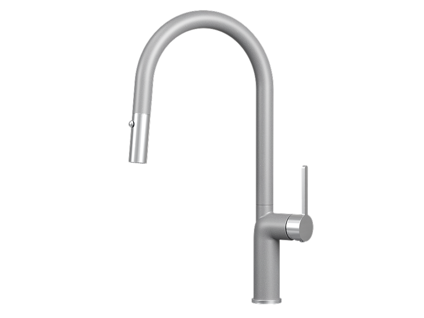 Кухонный смеситель GRANULA 9010, АЛЮМИНИУМ