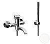 Смеситель для ванны Remer Rubinetterie Element, белый матовый, ET02BO