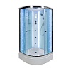 Душевая кабина AvaCan EM, 100x100, с гидромассажем, EM2710LED+GM