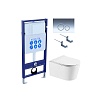 Инсталляция с подвесным унитазом Aquatek Оберон, Комплект Set Aquatek Оберон T Kdi18