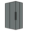 Душевой угол Grossman Galaxy, 100x80см, 300.K33.01.1080.21.10