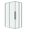 Душевой угол Grossman Galaxy, 90x70см, 300.K33.01.9070.10.00