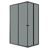 Душевой угол Niagara Eco, 100х80, NG-1018-14QT