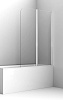 Стеклянная шторка для ванны Ambassador Bath Screens, 90х140, 16041118