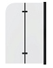 Стеклянная шторка для ванны Grossman , 110см, GR-106110BLACK