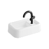 Мебельная раковина Vitra Liquid 7315B403-0041, белый