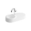 Умывальник Vitra Liquid 7314B403-0041, белый