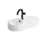 Умывальник Vitra Liquid 7314B403-0001, белый