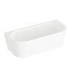 Ванна Vitra Geo 65420006000, белый матовый