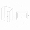 Душевая перегородка RGW Z-05B 32220570-14 700 мм, стекло прозрачное