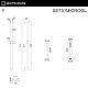 Душевой гарнитур WHITECROSS, золото, SET51MICROGL  - изображение 2