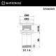 Донный клапан WHITECROSS, ral матовый, A706XXXXS - изображение 2