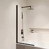 Стеклянная шторка для ванны RGW SC-109B 4111109107-14, стекло прозрачное