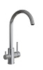 Кухонный смеситель с подключением фильтра Florentina Клио 333.35Н.2113.900, нержавеющая сталь