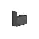 Крючок для полотенец WHITECROSS Cubo, оружейная сталь, CU2410GM - изображение 1