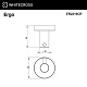 Крючок для полотенец WHITECROSS Ergo, хром, ER2210CR - изображение 2