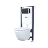 Инсталляция с подвесным унитазом и клавишей IDDIS Basic, BASB020i73