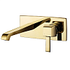 Встраиваемый смеситель для раковины Caprigo Diamante, золото, 50-027-oro