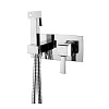 Смеситель с гигиеническим душем Caprigo Diamante, хром, 50-130-crm