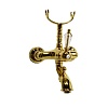 Смеситель для душа Caprigo Antique-Swarovski, золото, 04S-011-oro