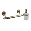 Полотенцедержатель Caprigo Royal, с дозатором, бронза, 6748 c/br