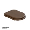 Сиденье Caprigo Borgo, темное дерево, KFm-BB-036.000.00.20