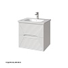 Тумба с раковиной Caprigo Modo Terza, 60 см, 35611eml, эмаль