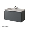 Тумба с раковиной Caprigo Ponza, 80 см, 13512F