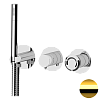 Встраиваемый смеситель для душа Remer Rubinetterie Element ET97D3PDO, золото глянцевое