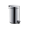 Корзина для мусора с педалью, 8л AQUATEK, полир. хром AQ4992CR