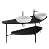 Консоль под раковину Vitra Plural, двойная, 160 см, 65851