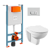 Инсталляция с унитазом Vitra S10 9842B003-7206, белый
