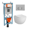 Инсталляция с унитазом Vitra Sento 9830B003-7207, белый