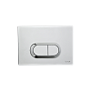 Кнопка смыва Vitra Loop O 740-0940, хром матовый