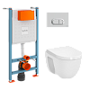 Инсталляция с унитазом Vitra S40 9005B003-7211, белый