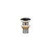 Донный клапан IDDIS Optima Home, черный матовый, OPHBM0Wi88