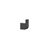Крючок для ванной Gerhans K27000B, черный, K27005B