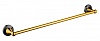 Полотенцедержатель CeramaLux LUXURY Series, черный/золото, 57508