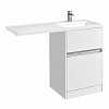 Тумба с раковиной под стиральную машину Aquaton Лондри, 120 см, 1A2359K0LH010