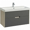 Тумба с раковиной AQUATON Оливия, 88 см, 1A2544K0OLUG0
