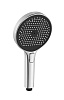Лейка для душа SANCOS Nok round, хром/черный матовый, SC6001CH-B