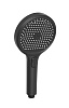 Лейка для душа SANCOS Nok round, черный матовый, SC6001MB