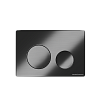 Кнопка слива Ceramicanova Balance, клавиши Circle, вороненая сталь, CN12-001GG