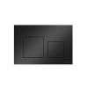 Кнопка слива Ceramicanova Balance, клавиши Square, черный матовый, CN12-002MB