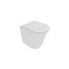 Чаша приставного унитаза GSG Ceramic Design Flut, белый глянцевый, FLWC01000P