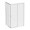 Душевой угол AM.PM X-Joy, 120 см, W94G-403-120290-MT1K
