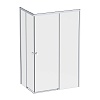 Душевой угол AM.PM X-Joy, 120 см, W94G-403-12080-MT