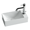 Раковина подвесная Ceramicanova ELEMENT, 38 см, CN5007
